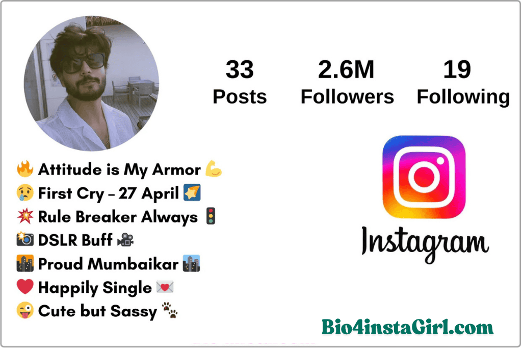 Best 1040+ Stylish & instagram bio for boys attitude & Girls (2026) - image 15