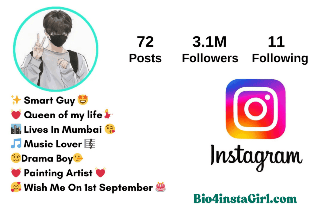 Best 1040+ Stylish & instagram bio for boys attitude & Girls (2026) - image 2