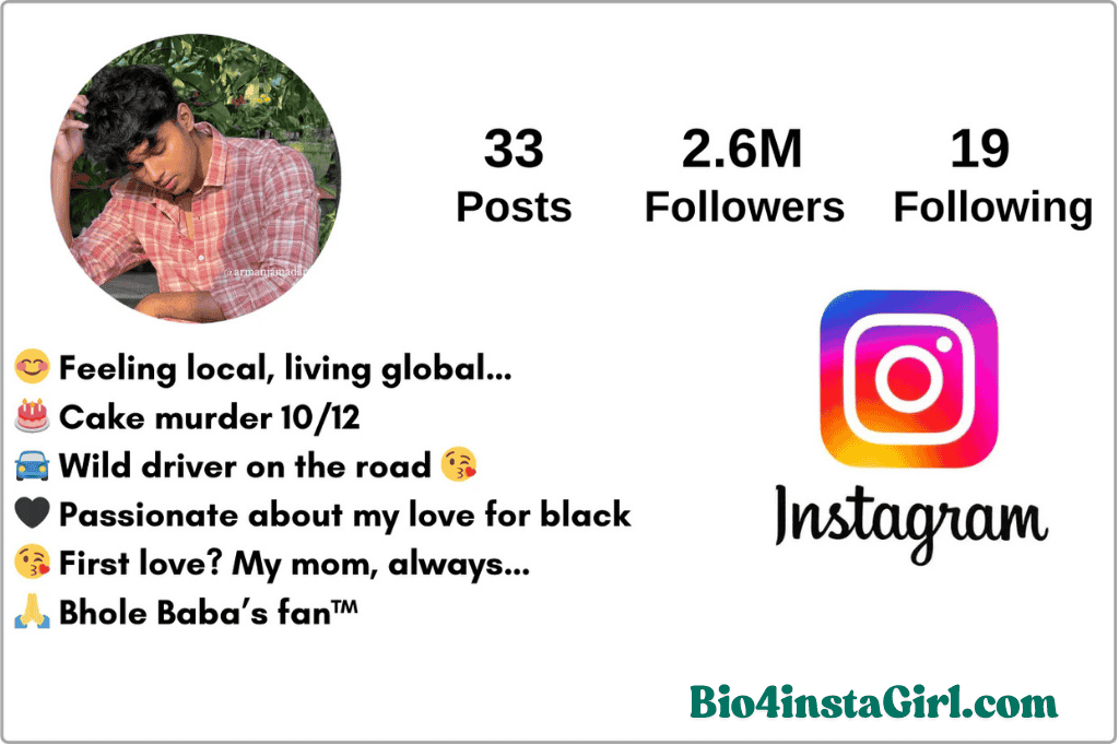 Best 1040+ Stylish & instagram bio for boys attitude & Girls (2026) - image 5